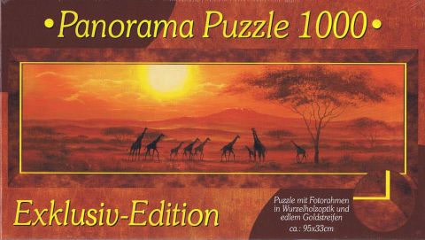Giraffenherde - 1000 brikker (1)